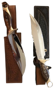 Custom knives made by Jonathan Thiele Metal Sculptor