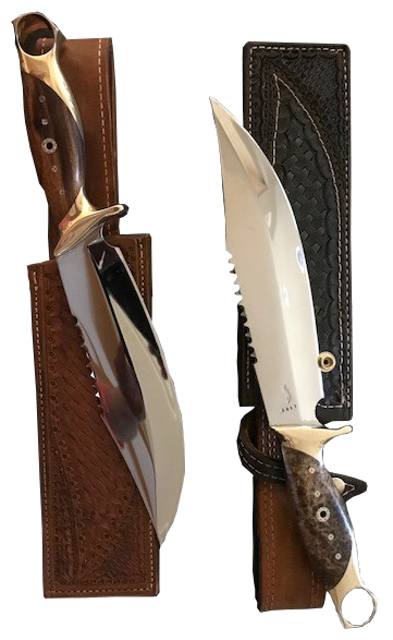 Custom knives made by Jonathan Thiele Metal Sculptor