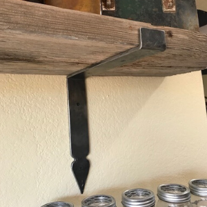 custom metal shelf brackets